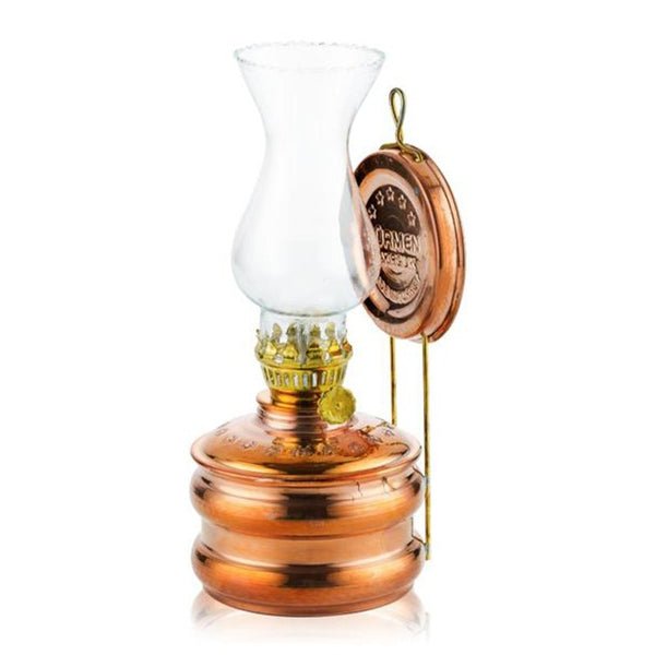 COPPER OIL LAMP TRMN SMALL