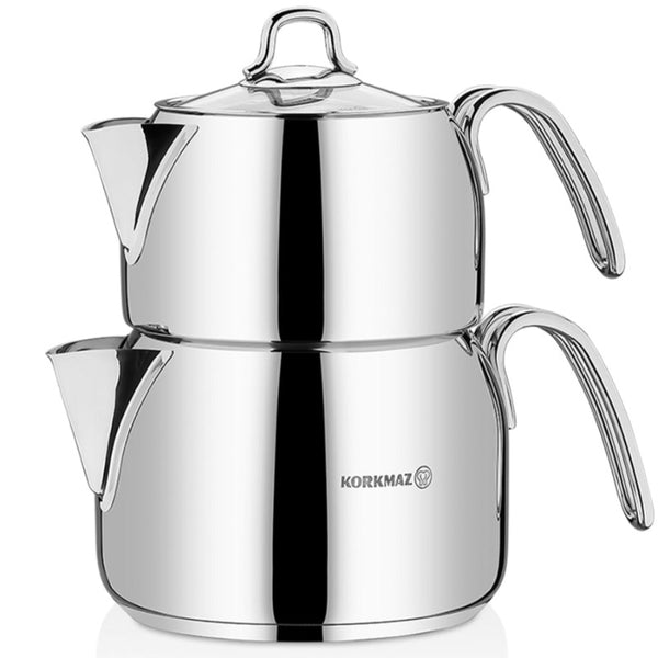 PERLA MEGA TEA POT SET 1.8 lt - 3.2 lt (60.9- 108.2 oz) - Hakan Makes Kitchens Smile