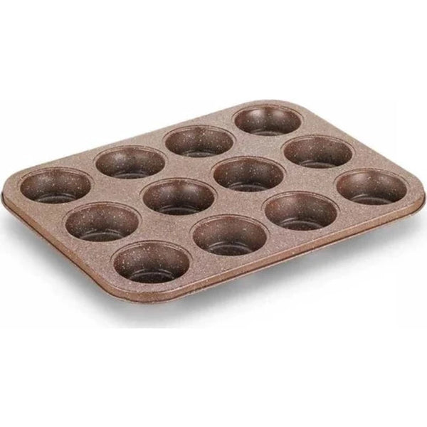 MUFFY 12 Pcs MUFFIN PAN 5.5 x 6.5 cm (2.2" x 2.6") - Hakan Makes Kitchens Smile