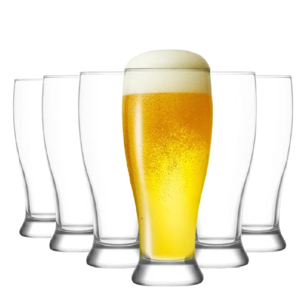 BROTTO BEER GLASS 330 cc (11.2 oz) 6 Pcs Set - Hakan Makes Kitchens Smile