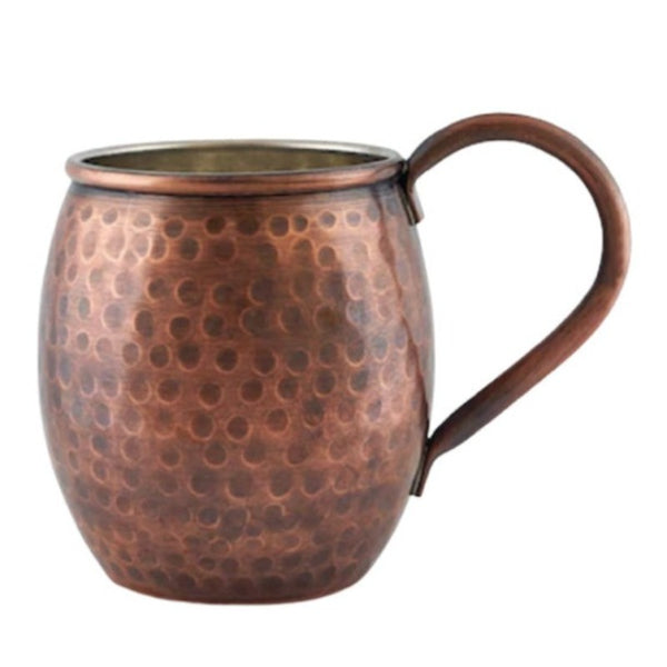 COPPER MOSCOW CRUSHED MUG 500 ml (17 oz) - Hakan Makes Kitchens Smile