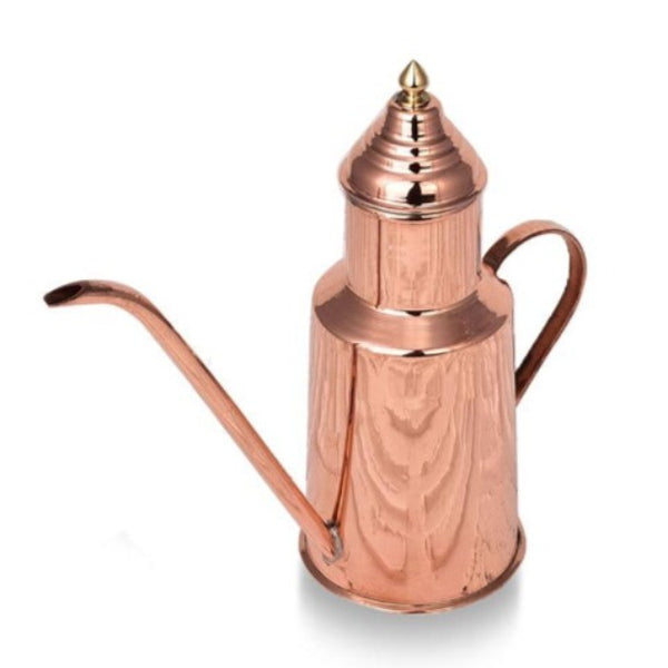 COPPER OLIVE BOTTLE GEMLIK 16.5 cm 500 ml (17 oz) - Hakan Makes Kitchens Smile