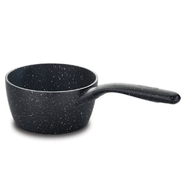 GUSTO DIE CAST ALUMINIUM SAUCEPAN BLACK 2.0 lt (67.6 oz) 18 x 9 cm (7.1" x 3.5") - Hakan Makes Kitchens Smile