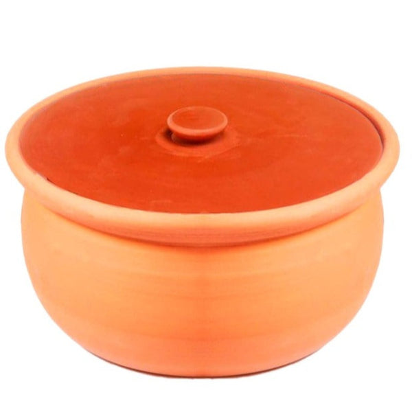 CLAY POT INNER GLAZED LARGE 28 x 15 cm (11" x 5.9") - Hakan Makes Kitchens Smile