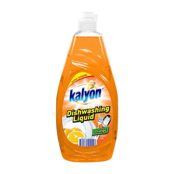 KALYON EXTRA DISHWASHING LIQUID ORANGE / 735 ML (24.8 OZ) - Hakan Makes Kitchens Smile