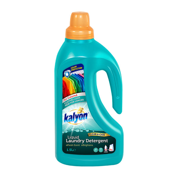 KALYON LIQUID LAUNDRY DETERGENT COLOR / 1500 ML (50.7 OZ) - Hakan Makes Kitchens Smile